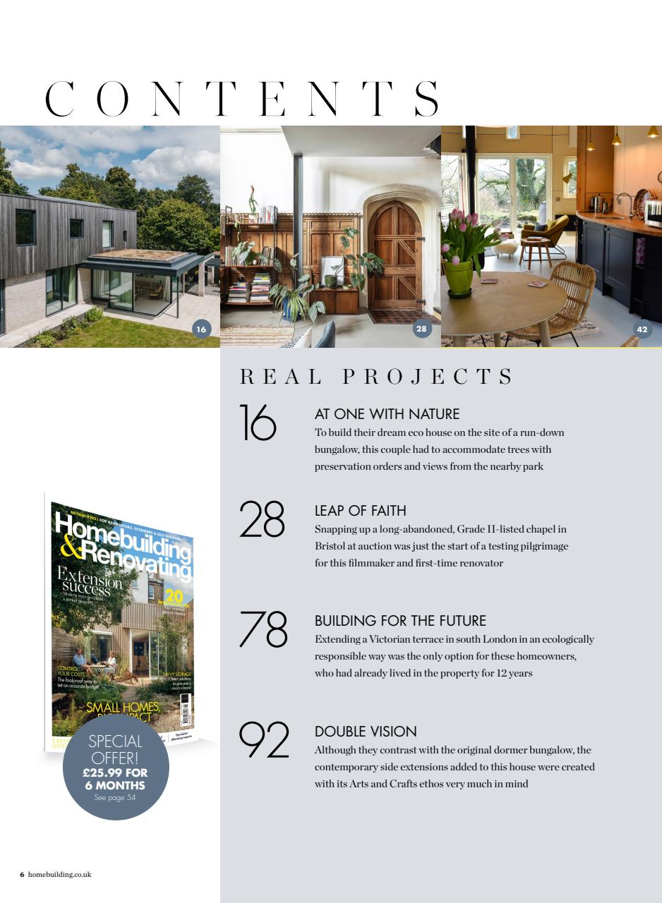 Homebuilding & Renovating Magazine Preview Pages