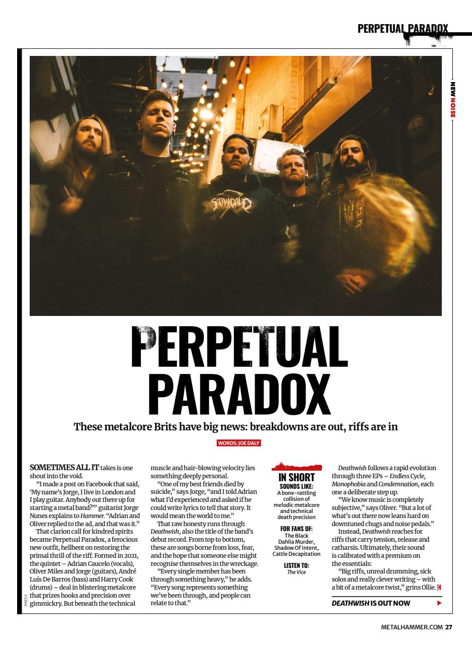 Metal Hammer Preview Pages