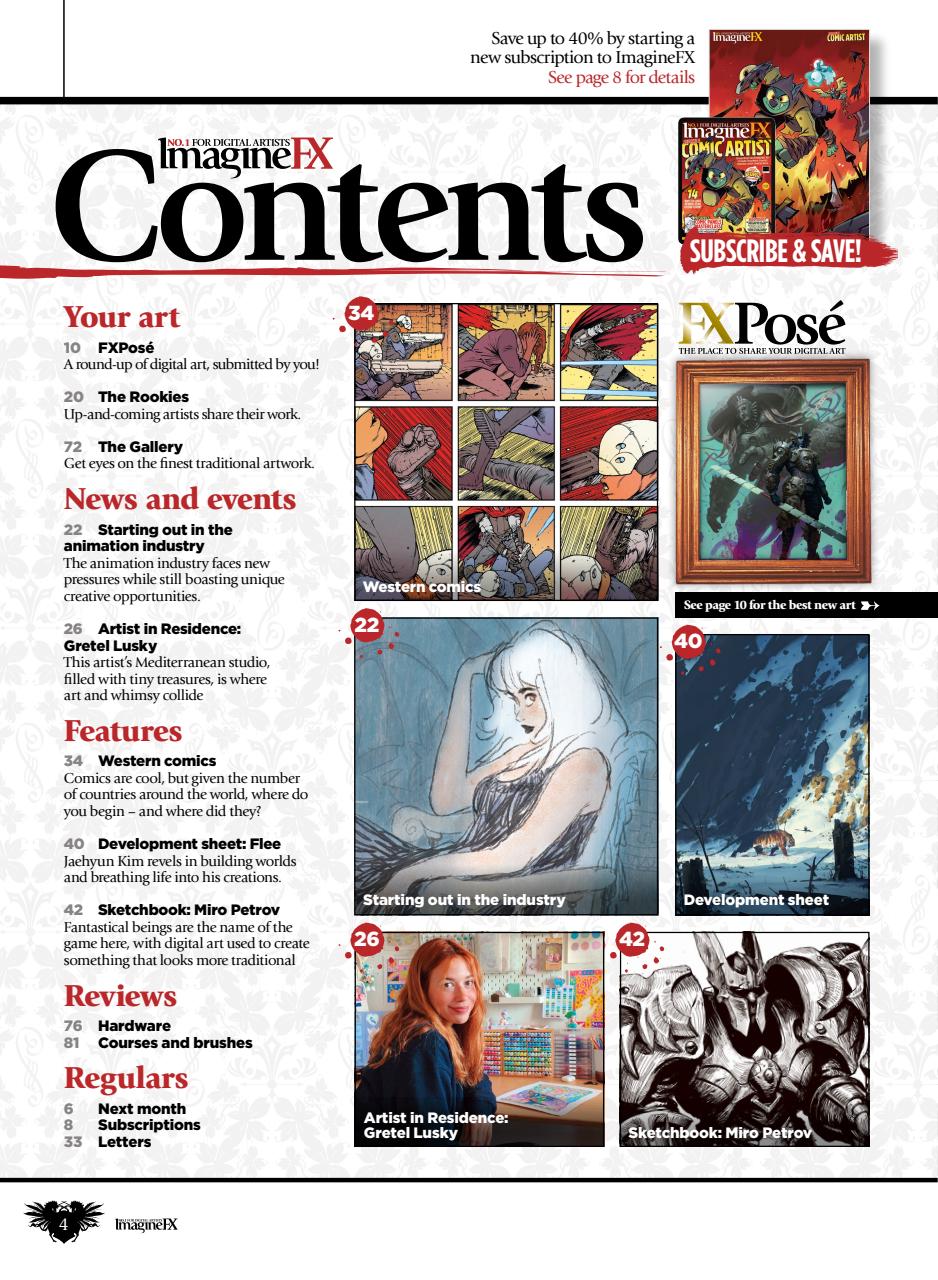 ImagineFX Preview Pages
