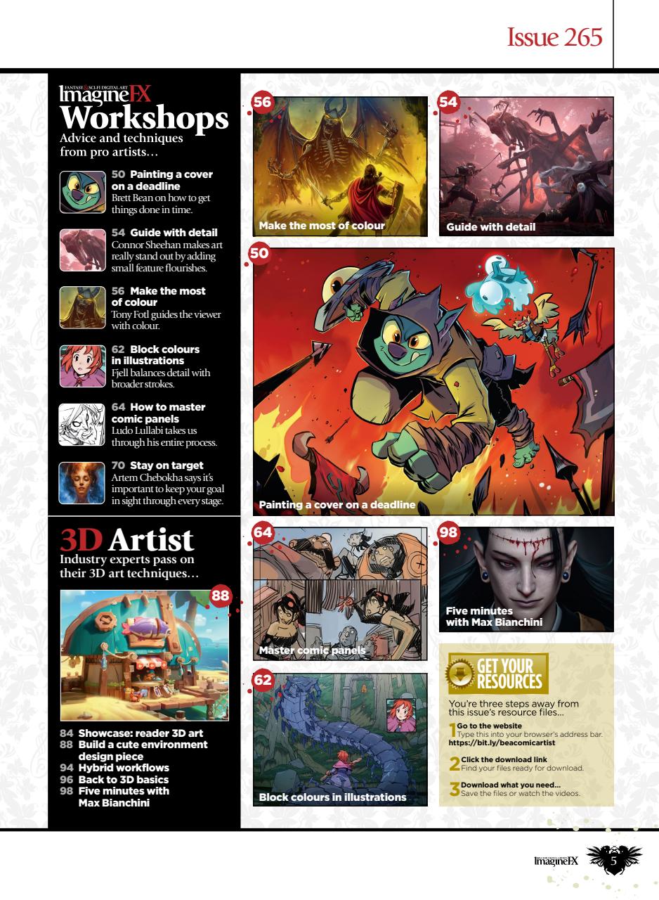 ImagineFX Preview Pages