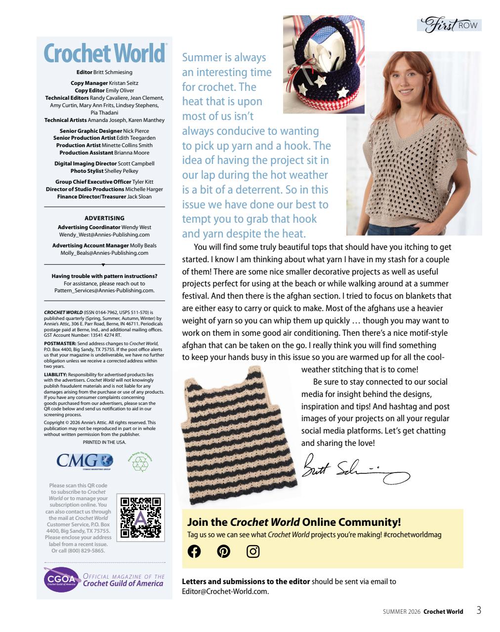 Crochet World Preview Pages
