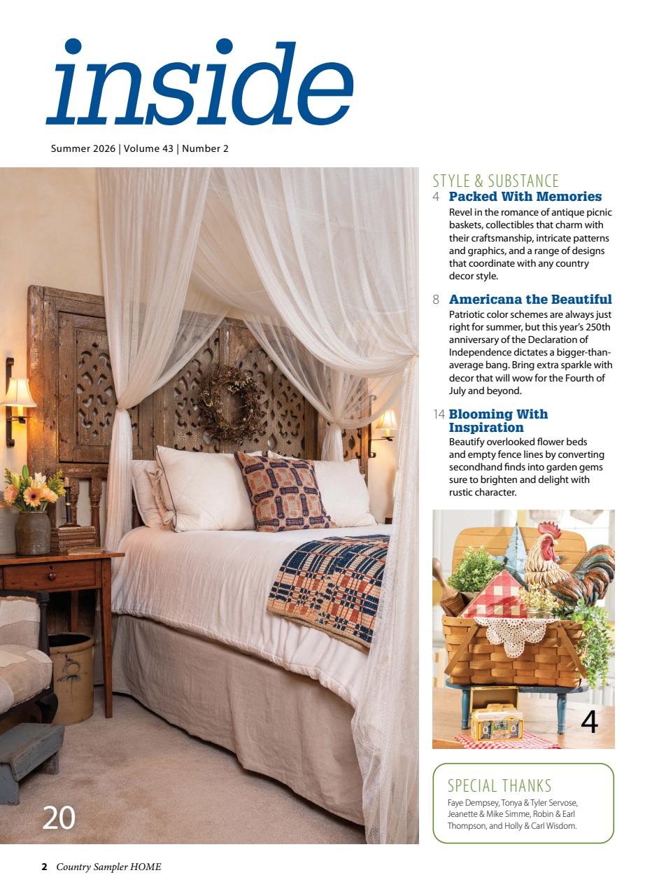 Country Sampler Home Preview Pages