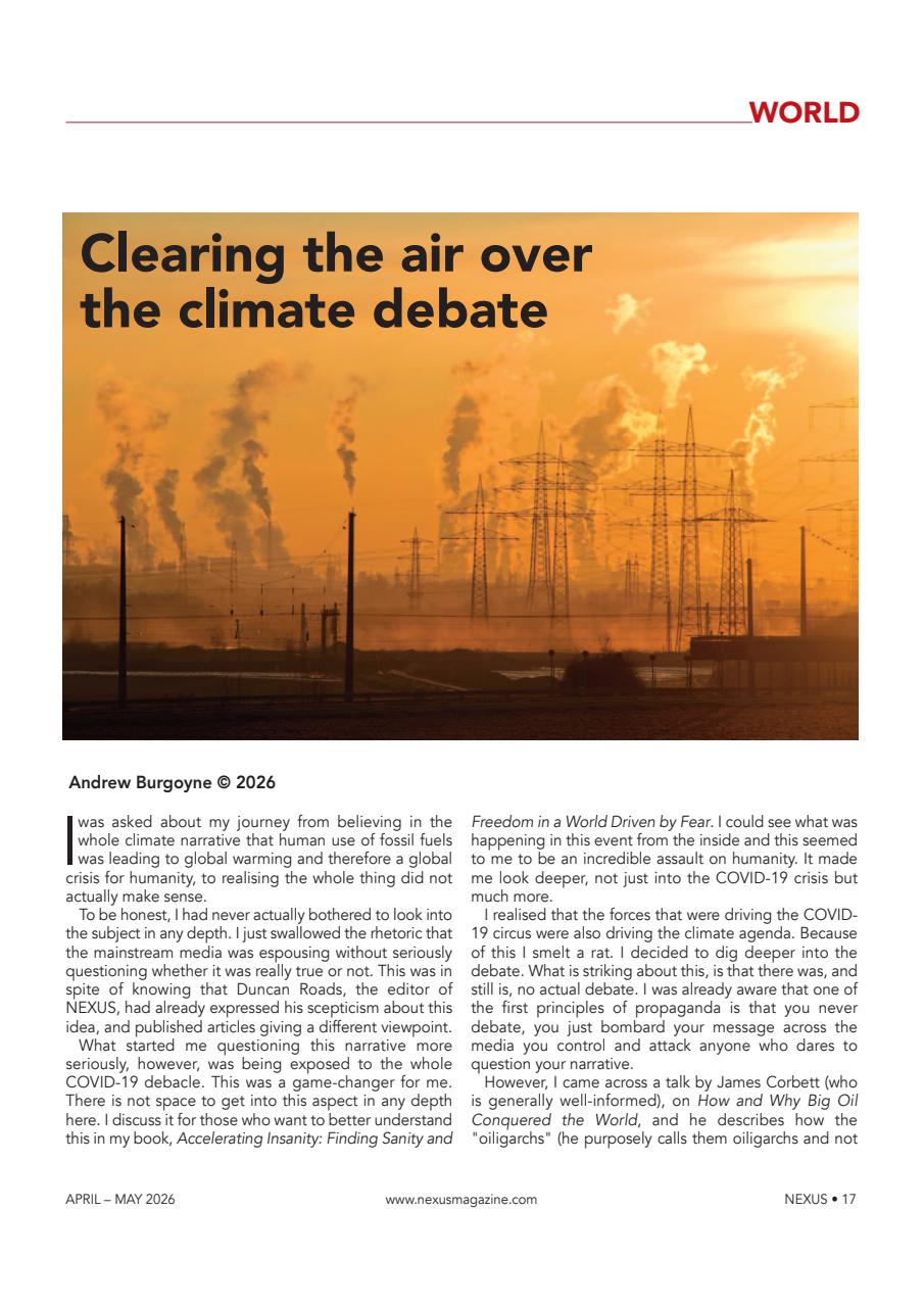 Nexus Magazine Preview Pages