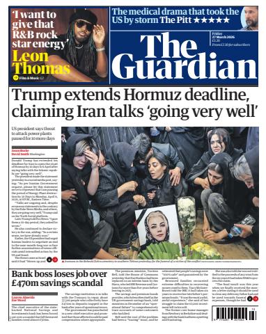 The Guardian Newspaper issue Friday, 27 March 2026