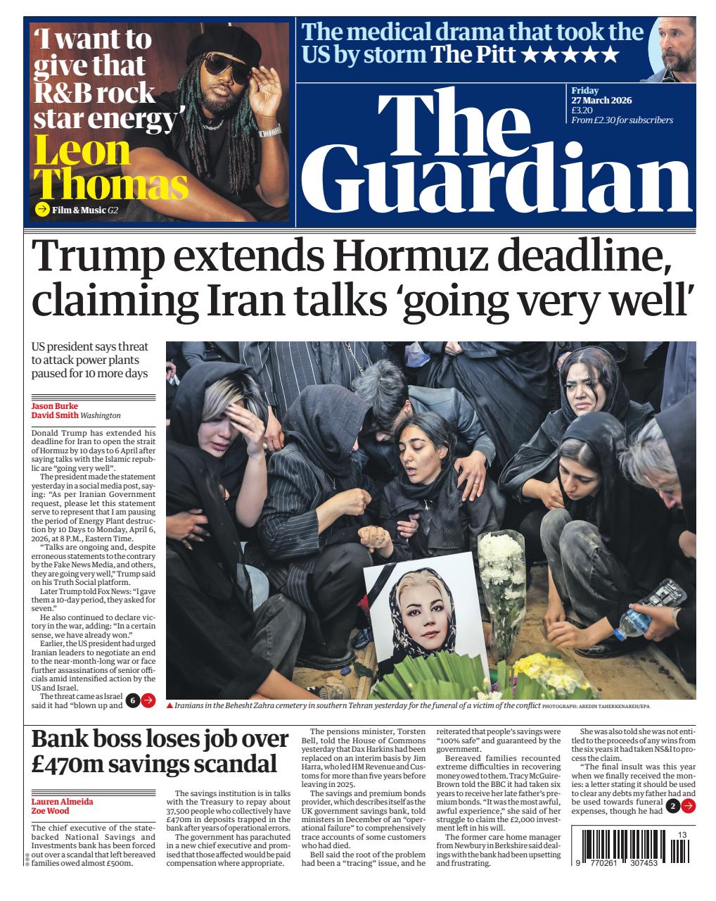The Guardian Newspaper Preview Pages