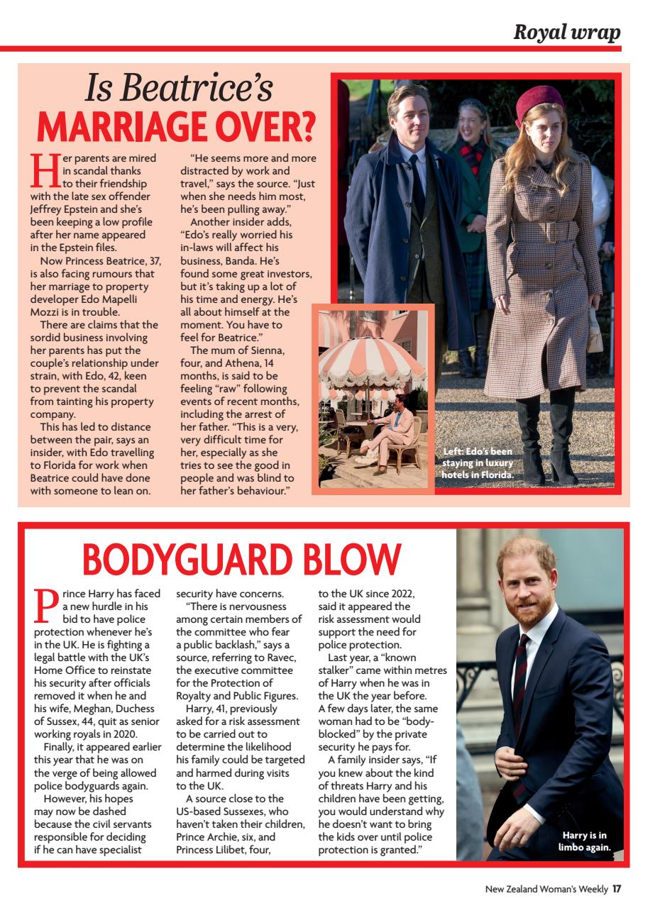 NZ Woman's Weekly Preview Pages