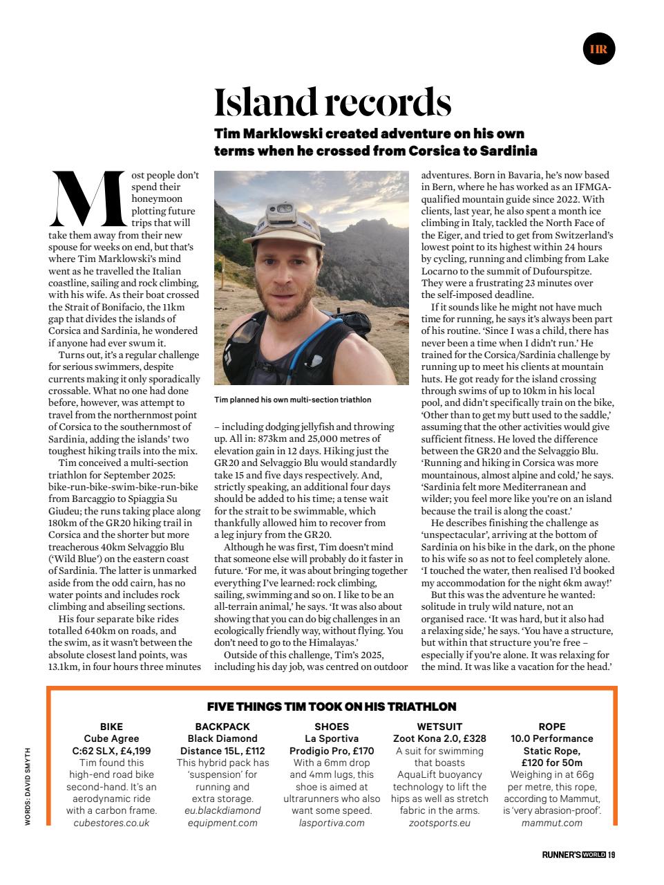 Runner's World Preview Pages