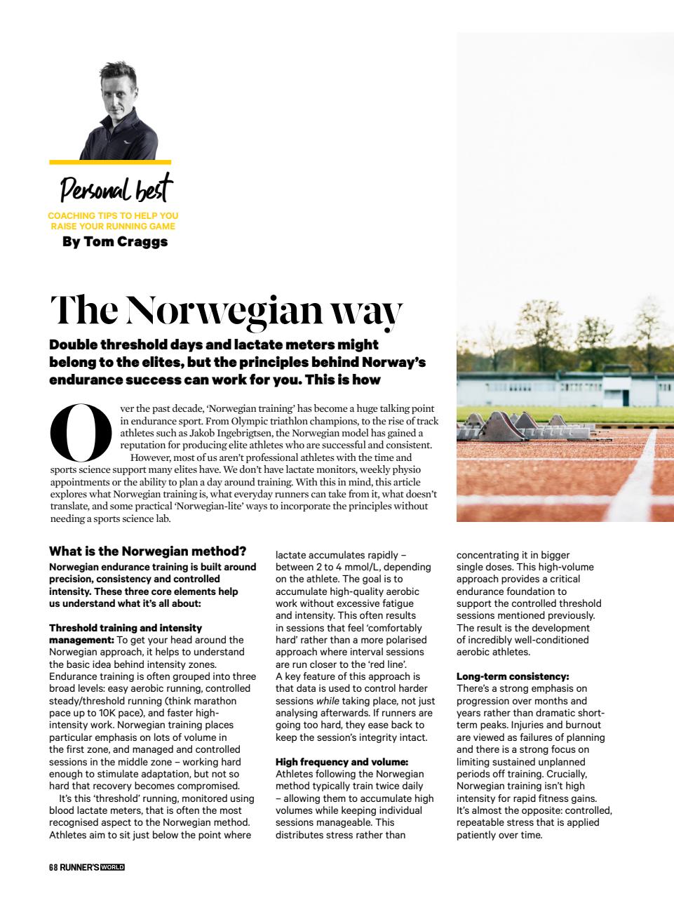 Runner's World Preview Pages