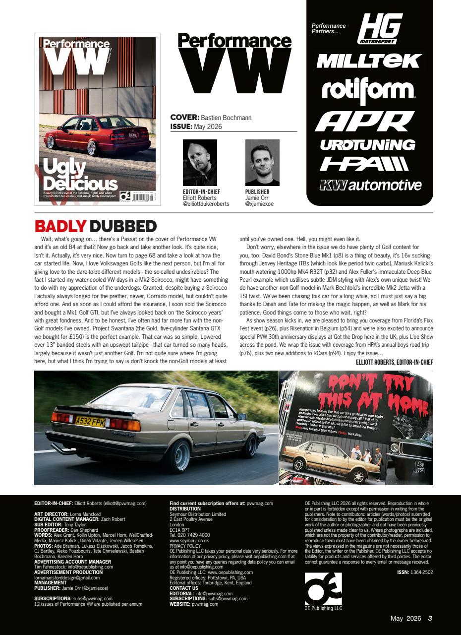 Performance VW Preview Pages