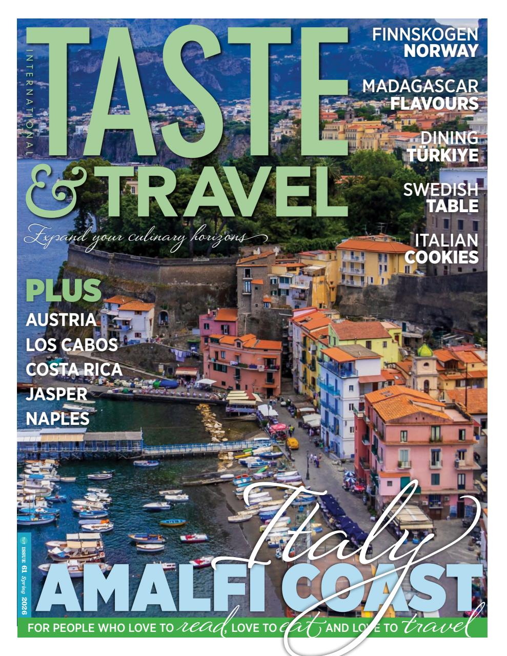 Taste & Travel International Preview Pages