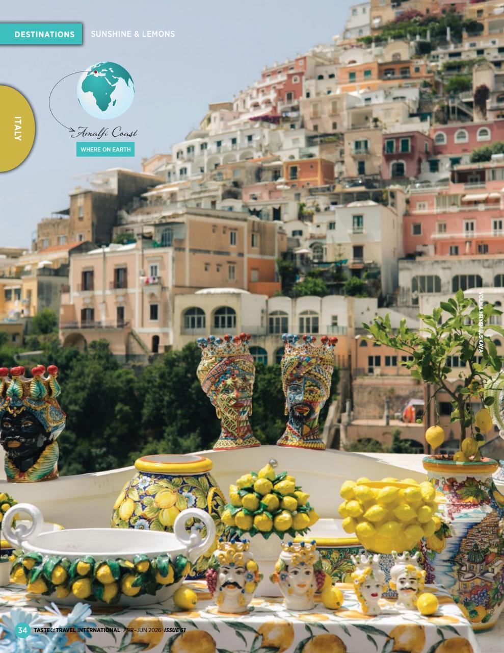 Taste & Travel International Preview Pages