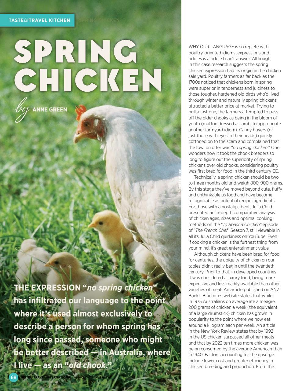 Taste & Travel International Preview Pages