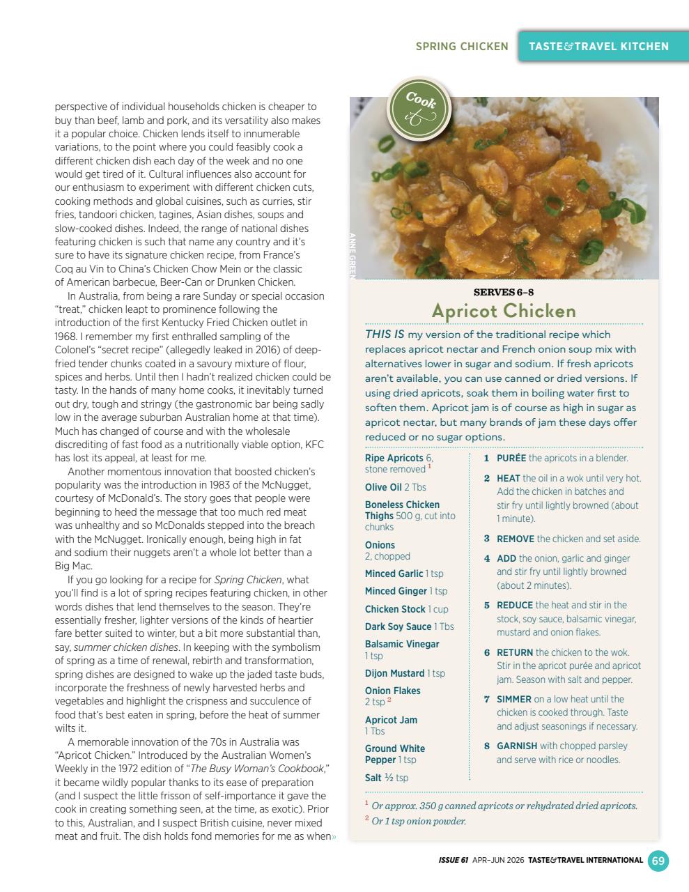 Taste & Travel International Preview Pages