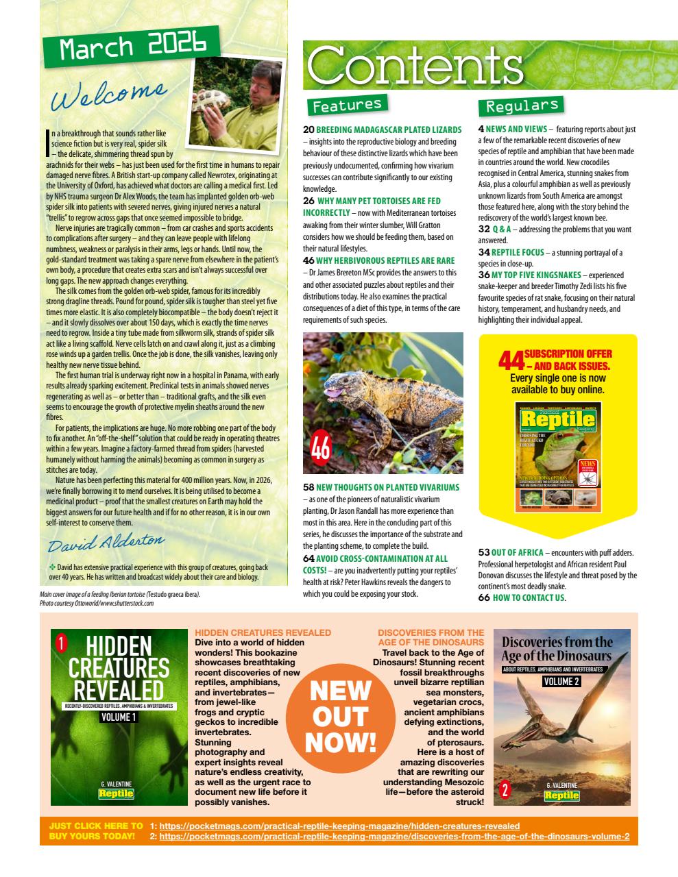 Practical Reptile Keeping Preview Pages