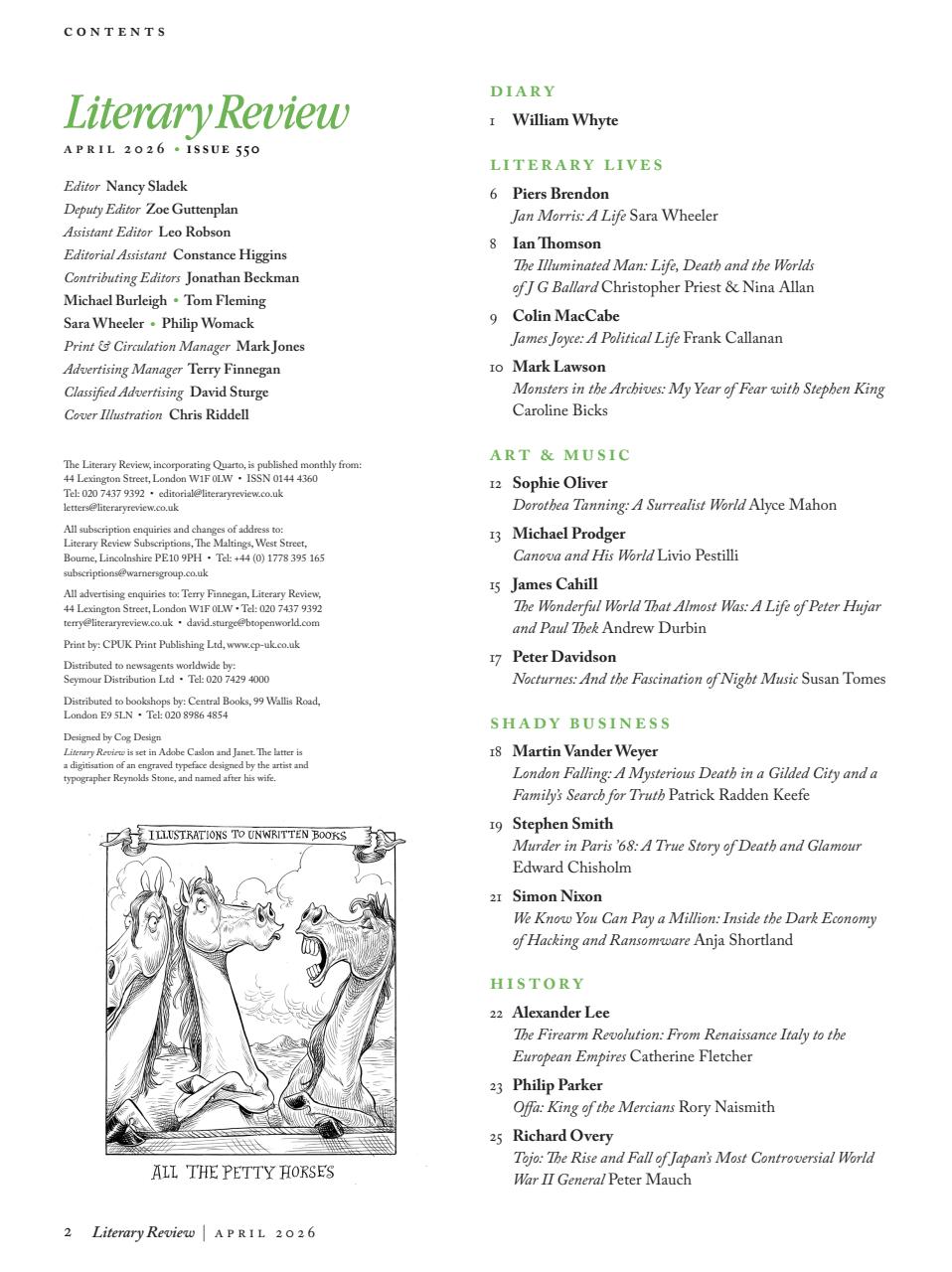Literary Review Preview Pages