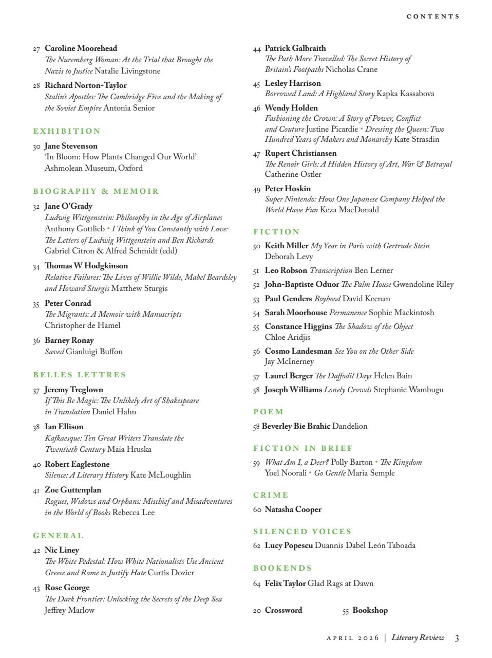 Literary Review Preview Pages