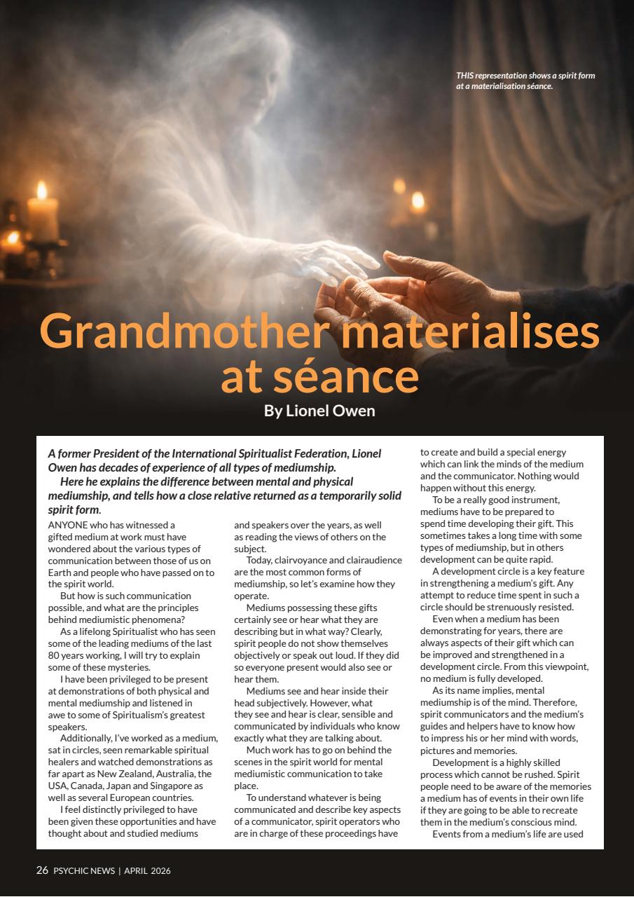 Psychic News Preview Pages