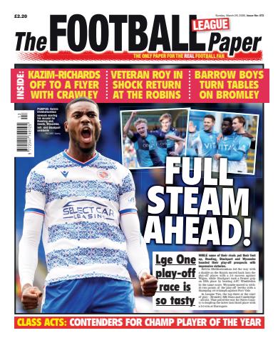 The Football League Paper issue 29th March 2026
