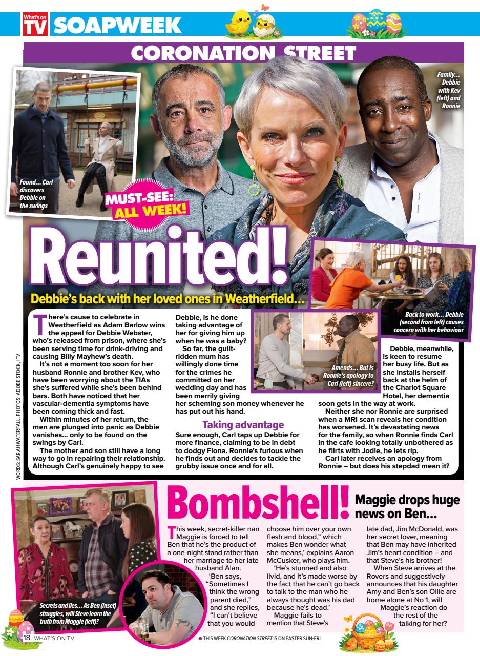 What's on TV Preview Pages