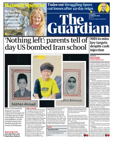The Guardian Newspaper issue Monday, 30 March 2026