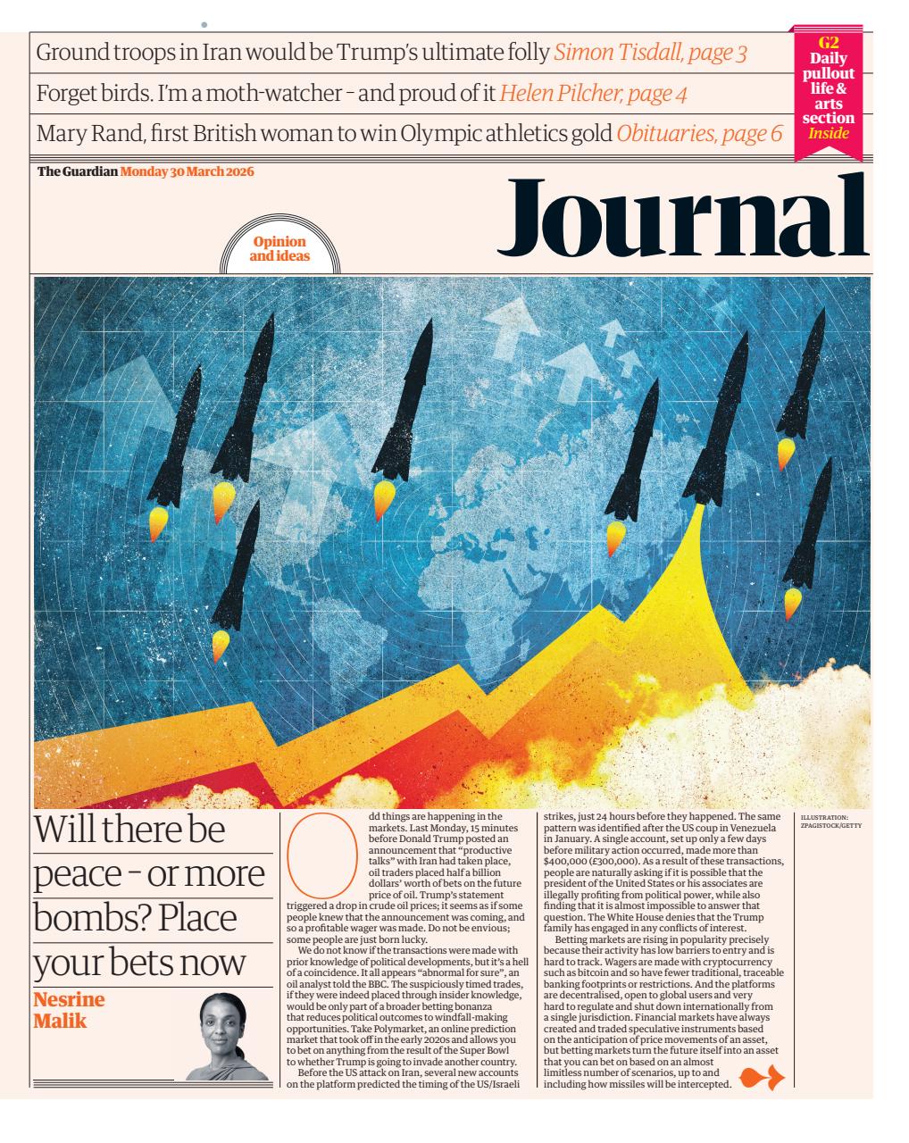 The Guardian Newspaper Preview Pages