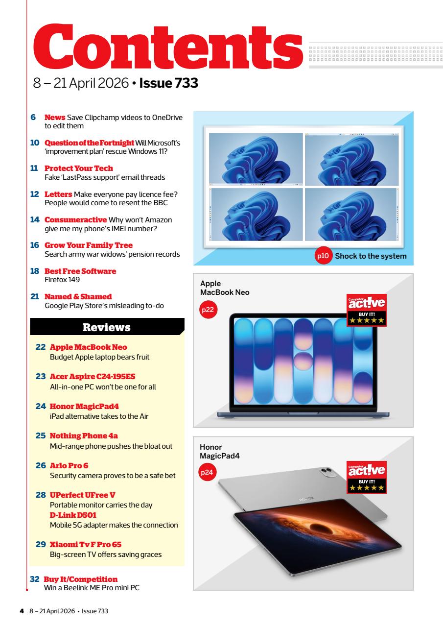 Computer Active Preview Pages