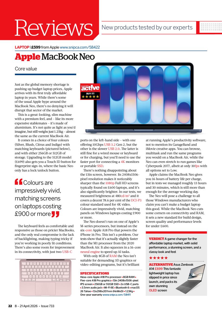 Computer Active Preview Pages