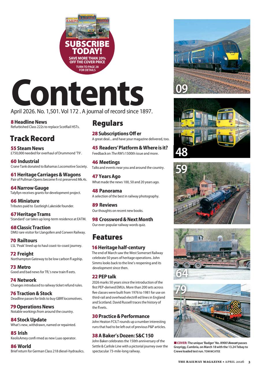 Railway Magazine Preview Pages