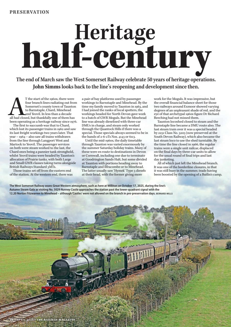 Railway Magazine Preview Pages