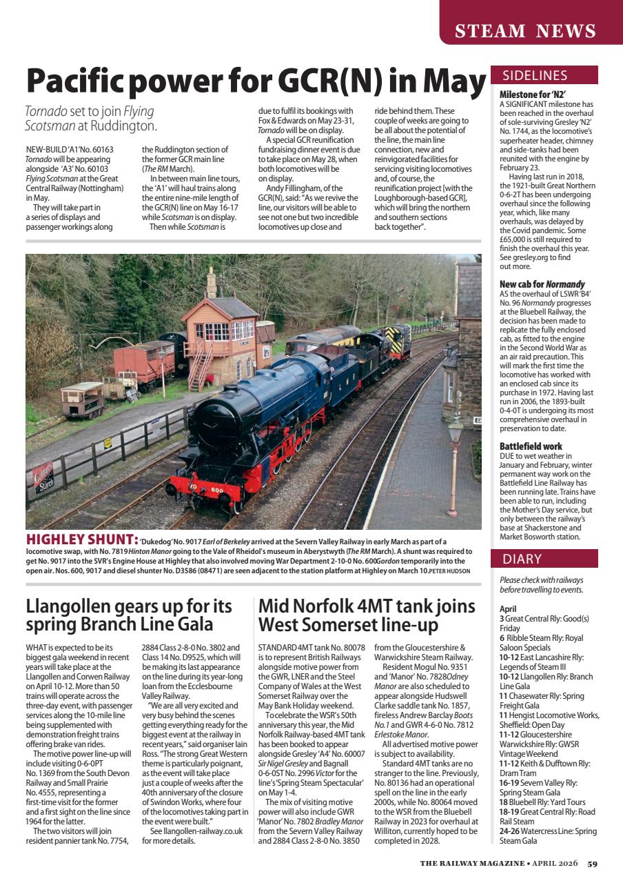 Railway Magazine Preview Pages
