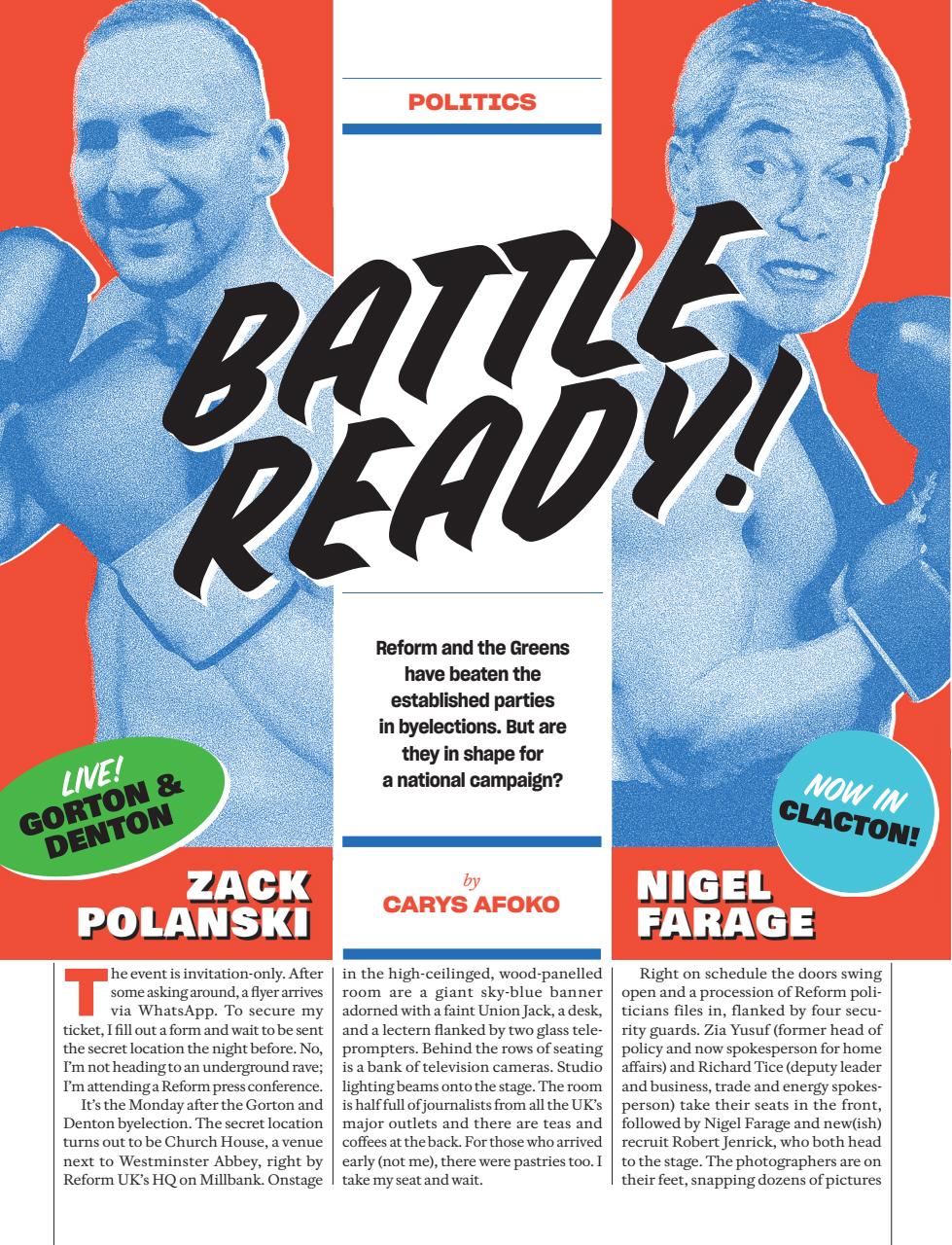 Prospect Magazine Preview Pages