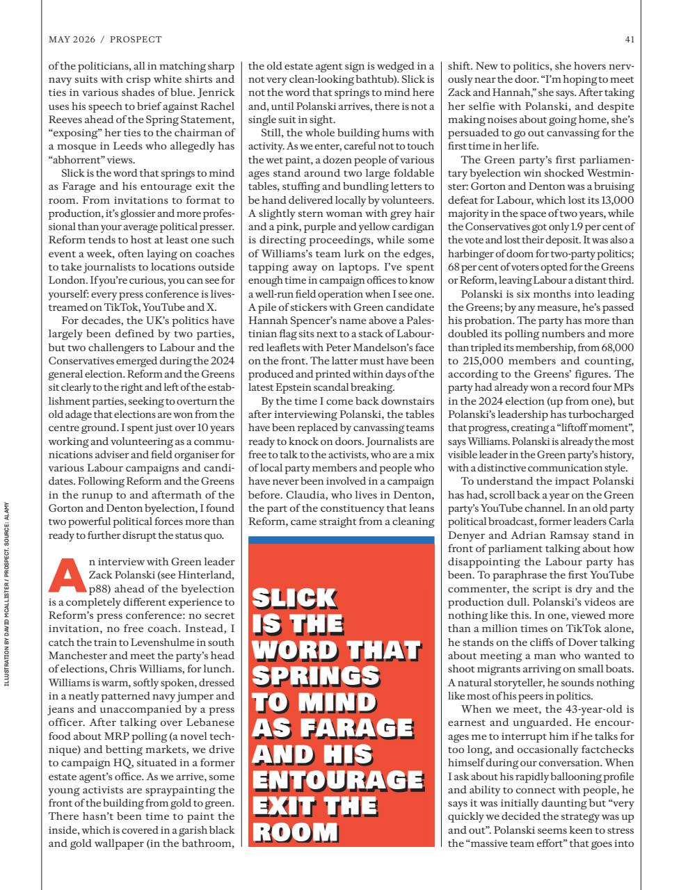 Prospect Magazine Preview Pages