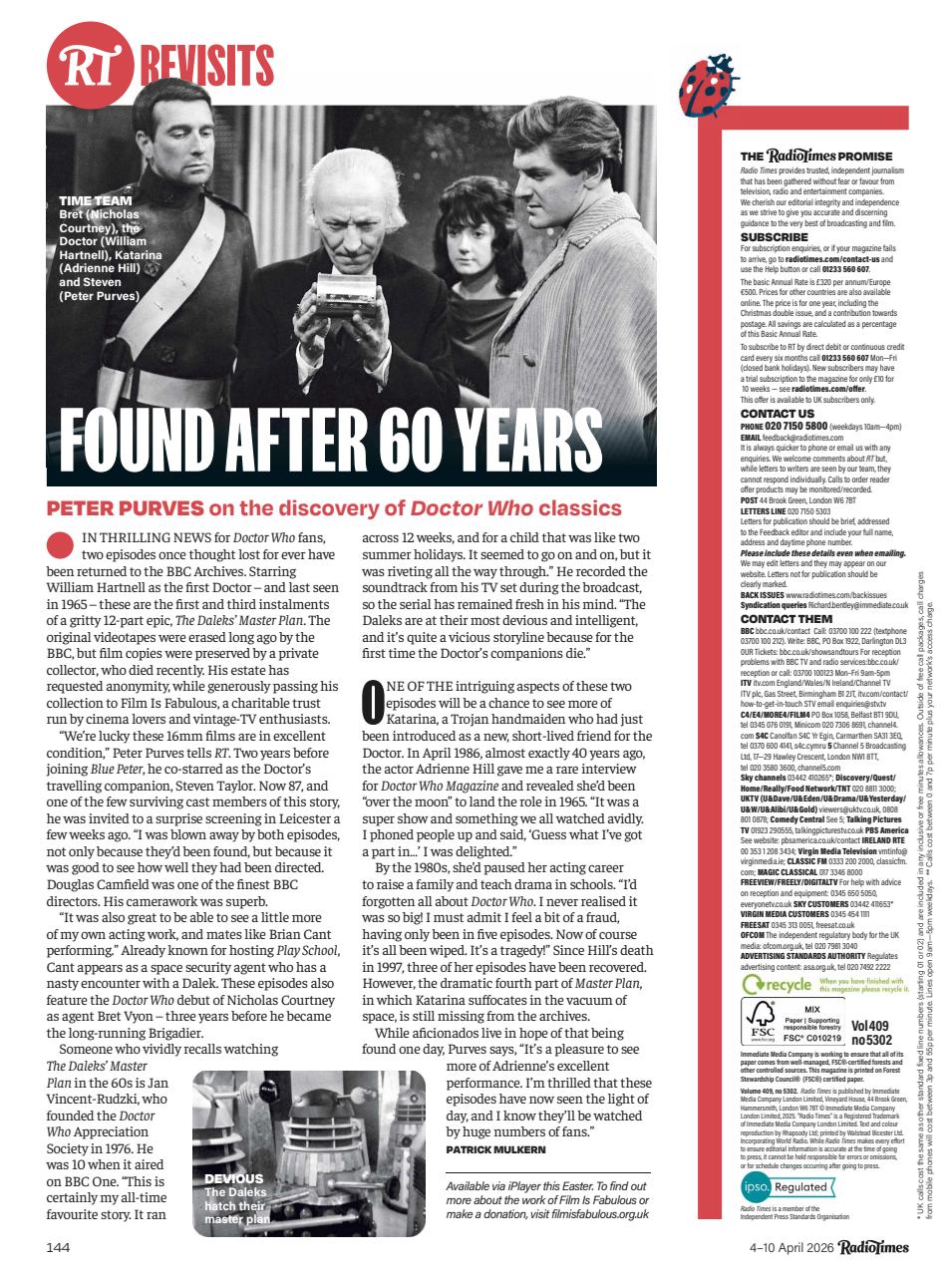 Radio Times Preview Pages