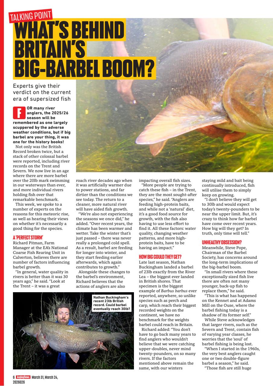 Angling Times Preview Pages