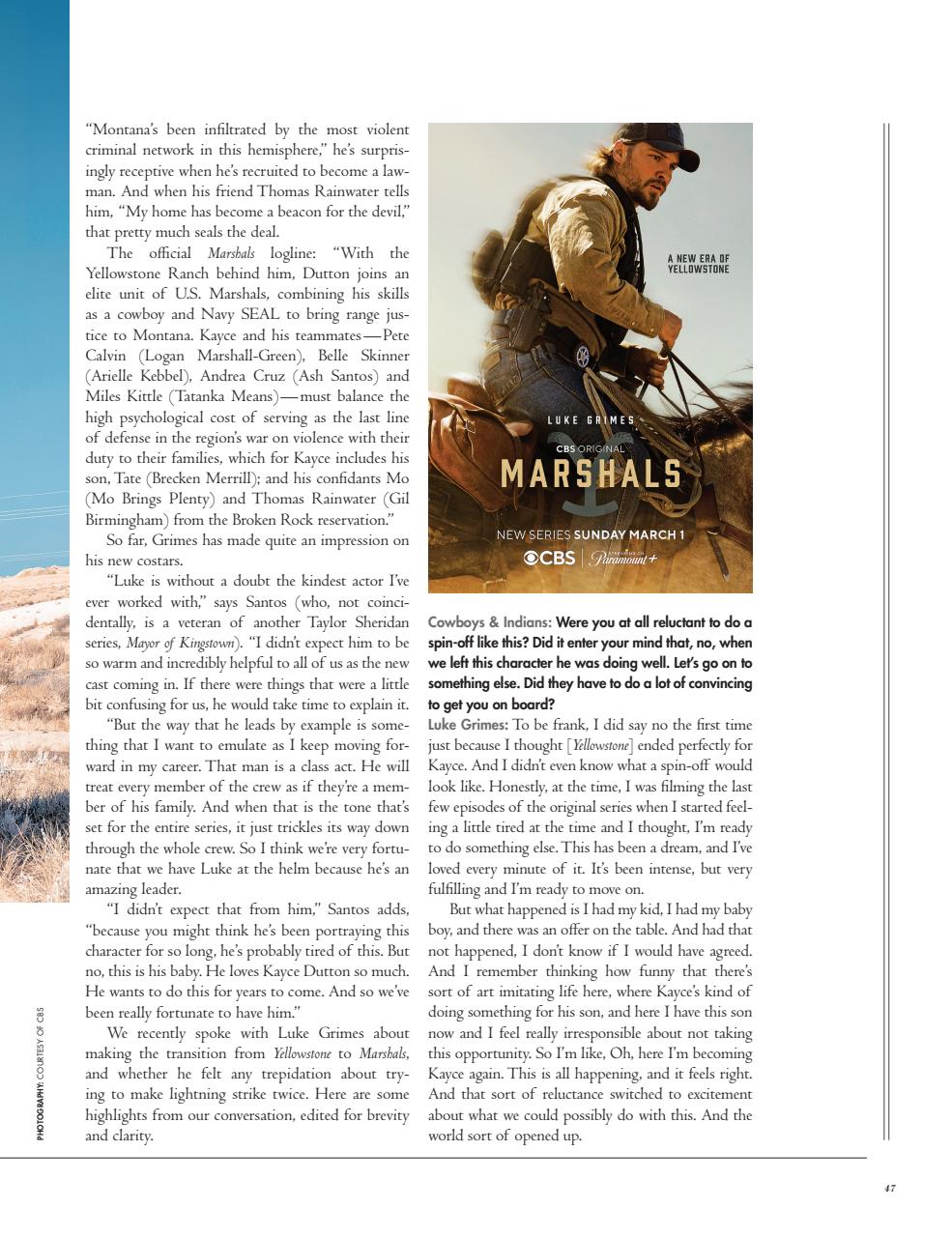 Cowboys and Indians Preview Pages