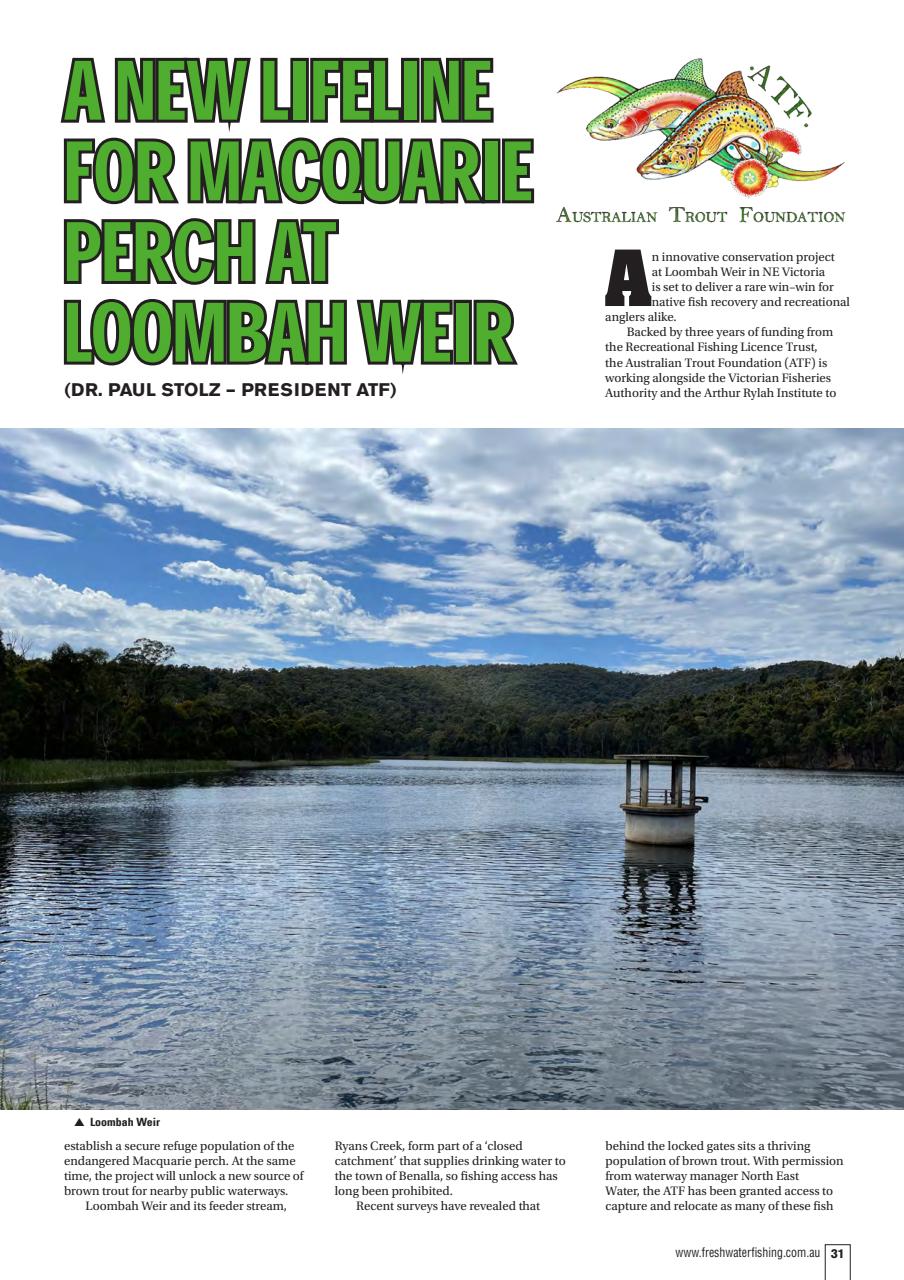 Freshwater Fishing Australia Preview Pages