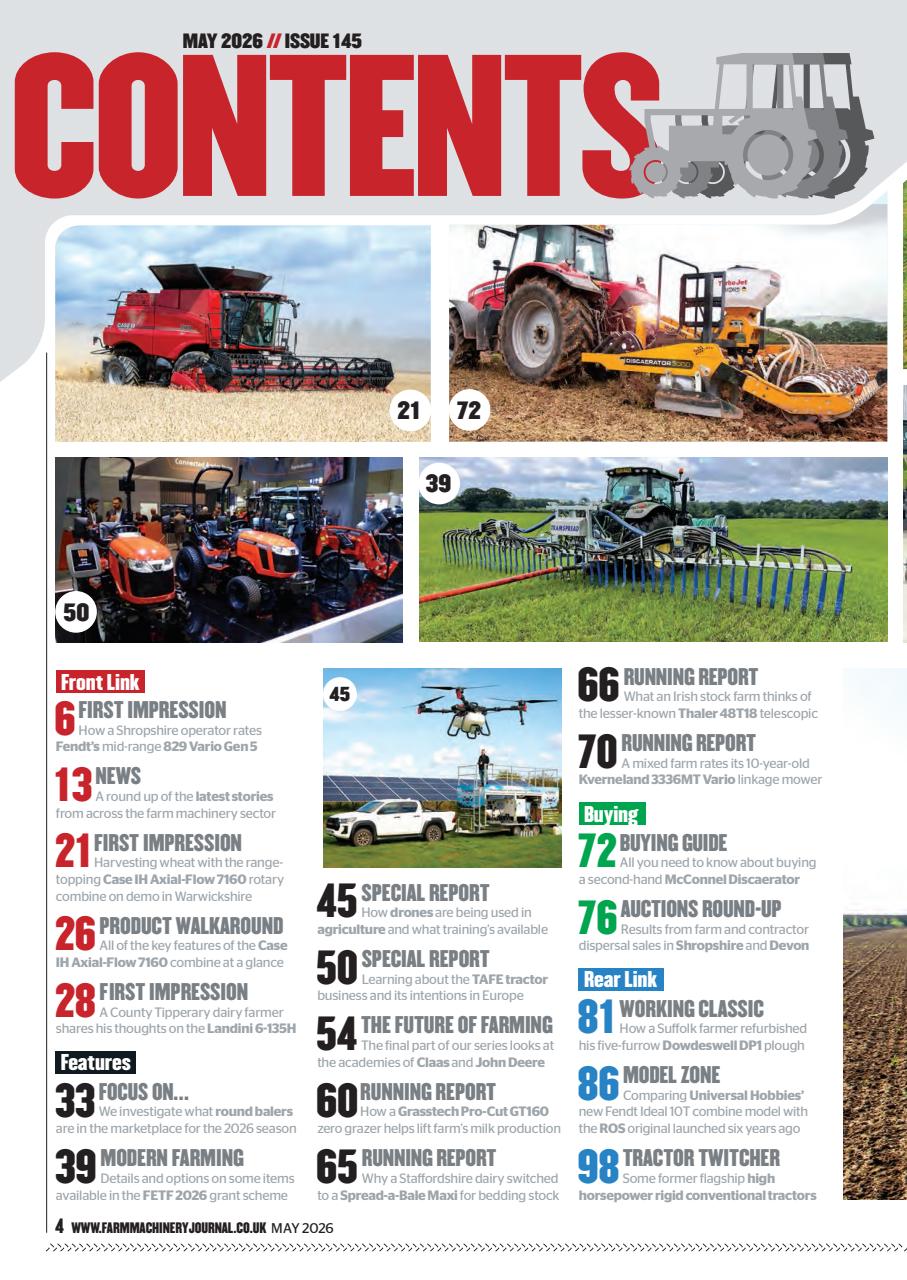 Farm Machinery Journal Preview Pages