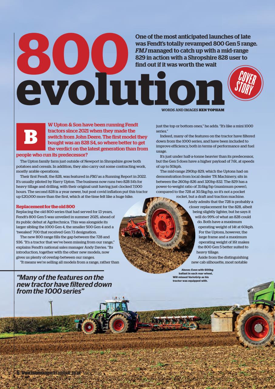 Farm Machinery Journal Preview Pages