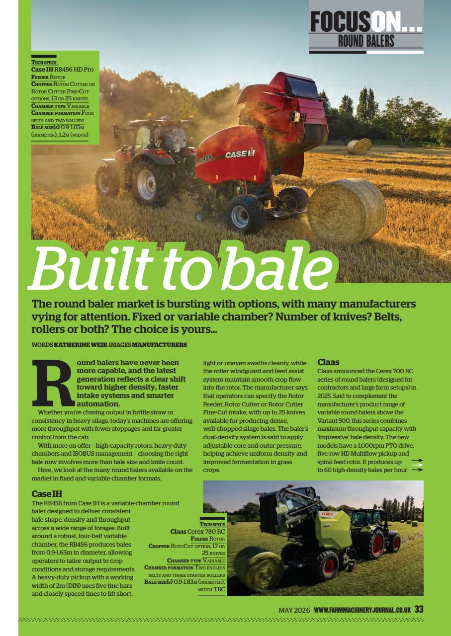 Farm Machinery Journal Preview Pages