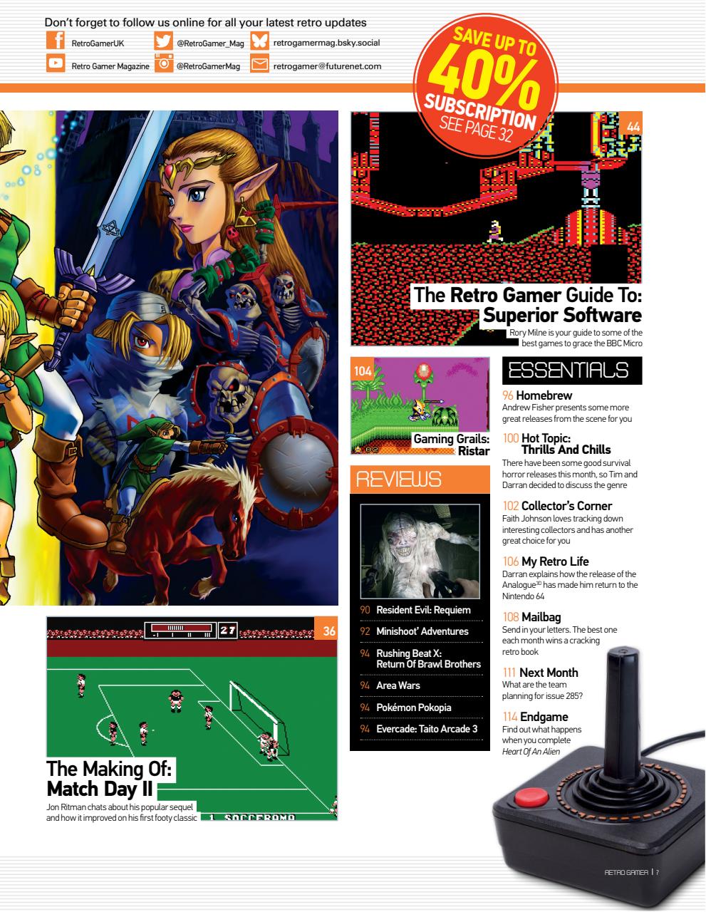 Retro Gamer Preview Pages