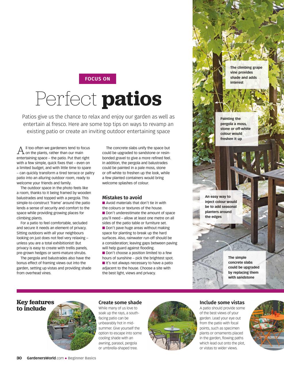BBC Gardeners’ World Magazine Preview Pages