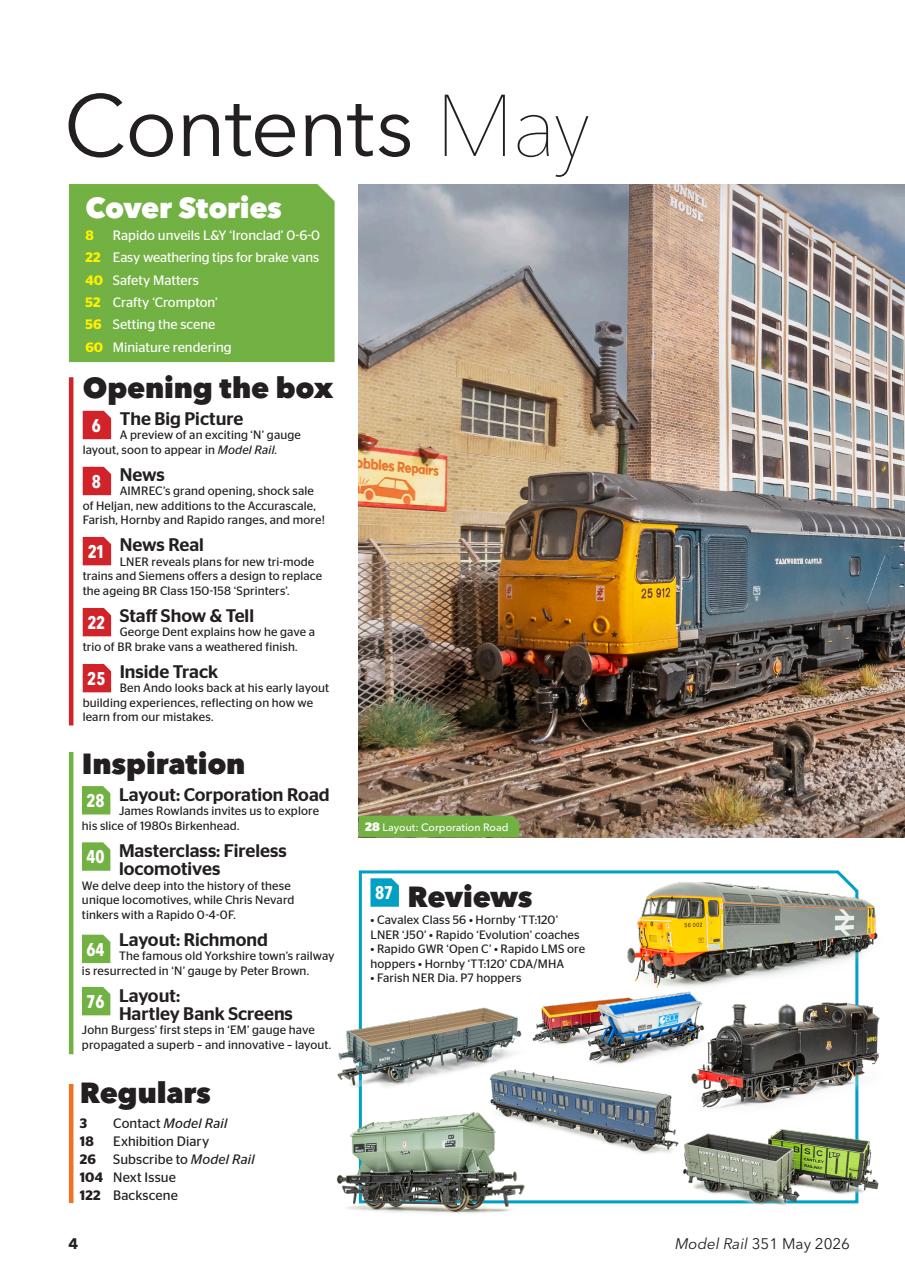 Model Rail Preview Pages