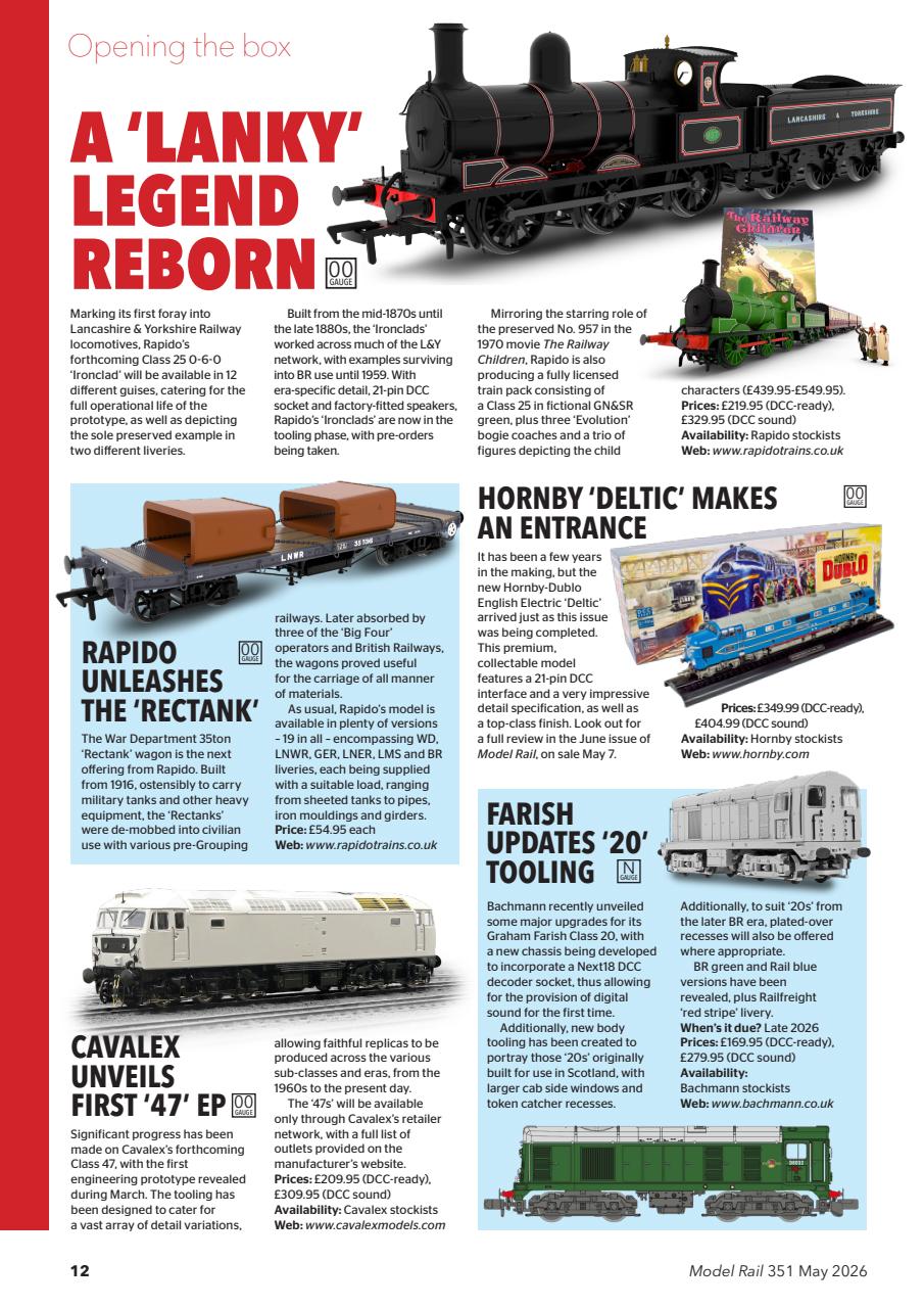 Model Rail Preview Pages