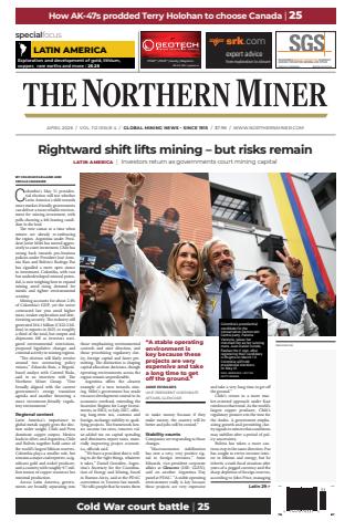 The Northern Miner issue April 2026, Vol 112 Issue 4