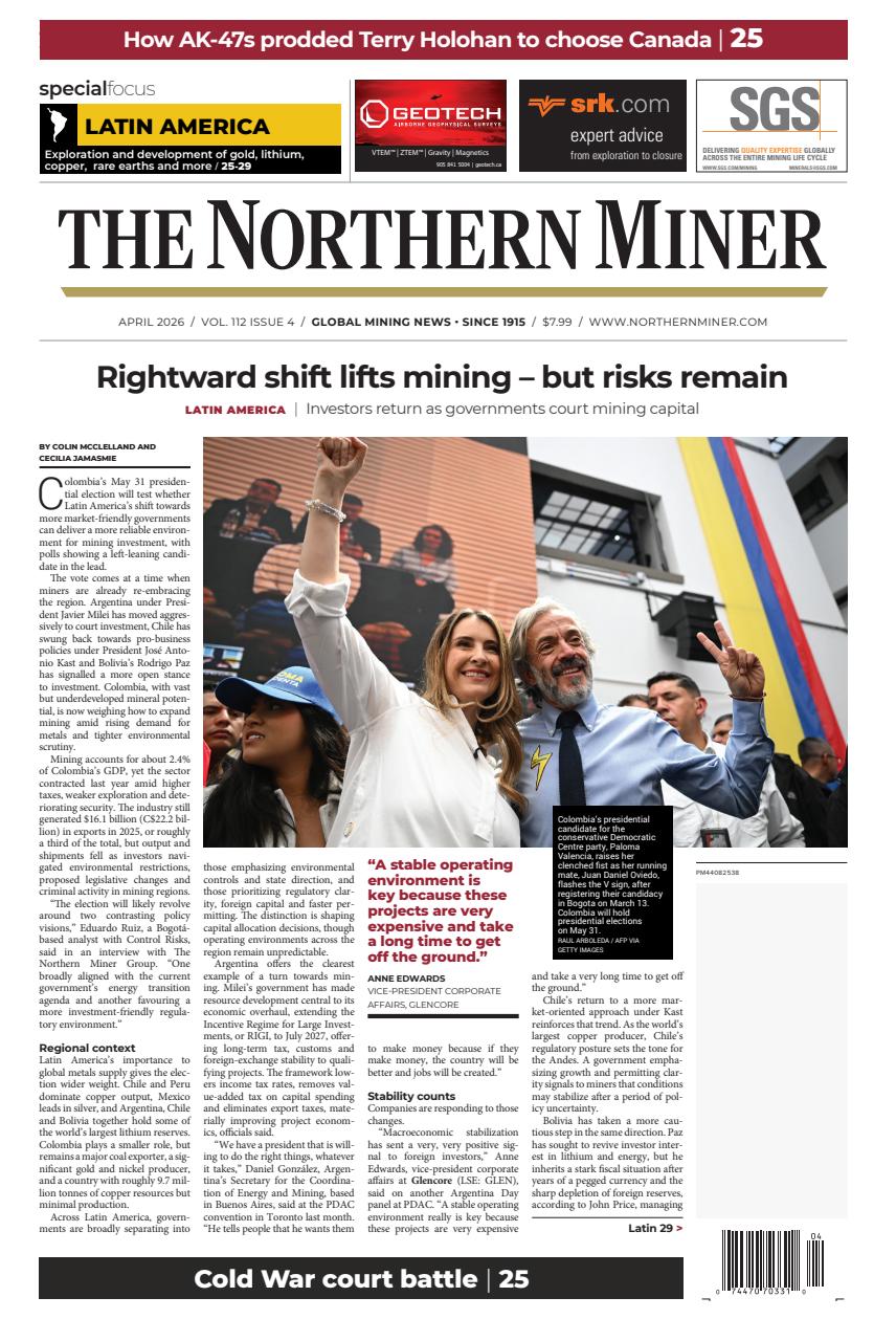The Northern Miner Preview Pages