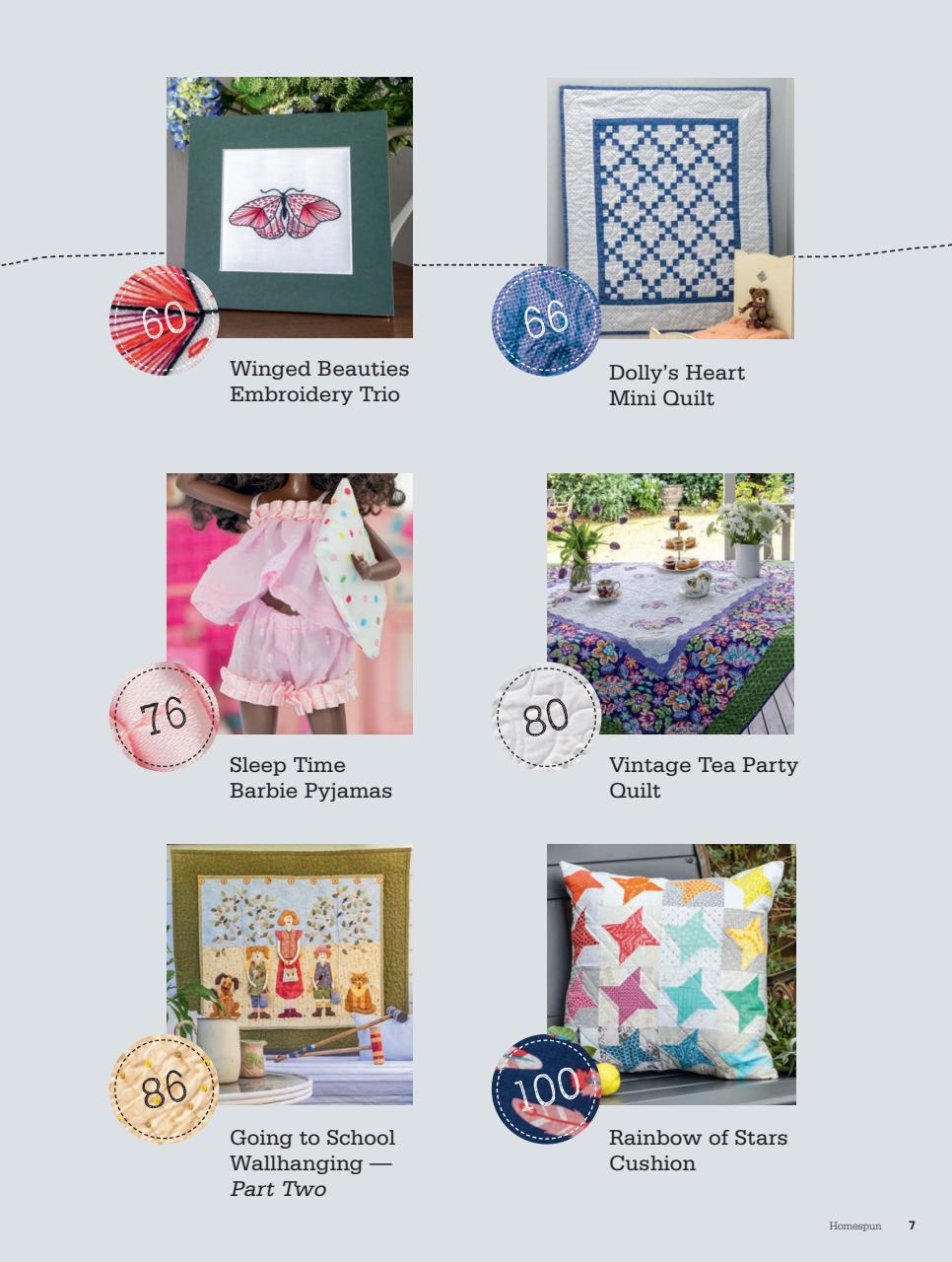 Homespun Preview Pages