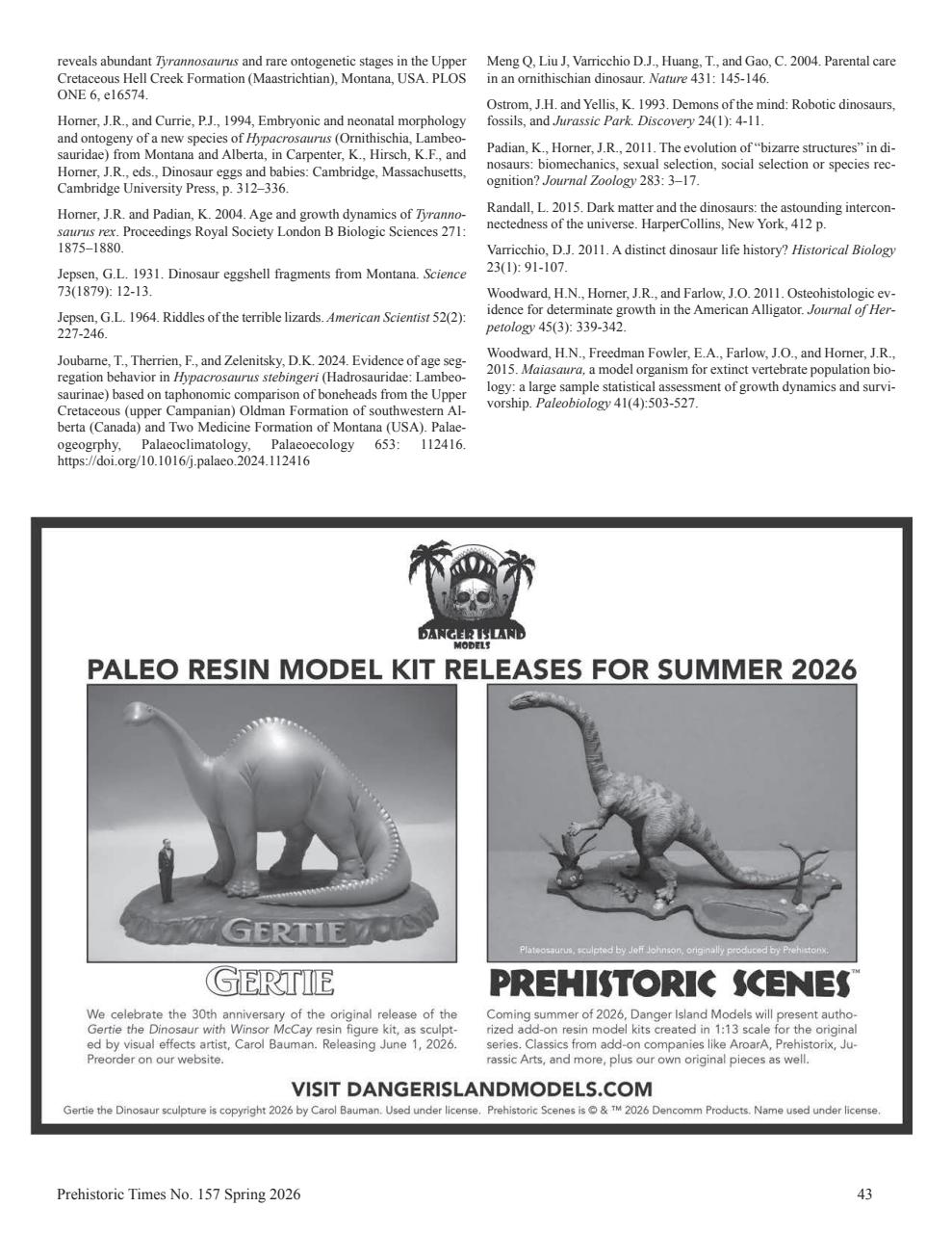 Prehistoric Times Preview Pages