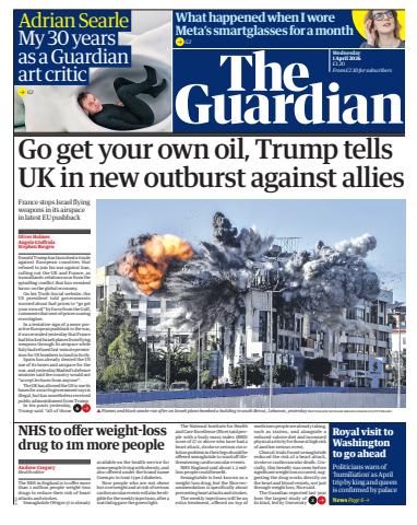 The Guardian Newspaper issue Wednesday, 01 April 2026
