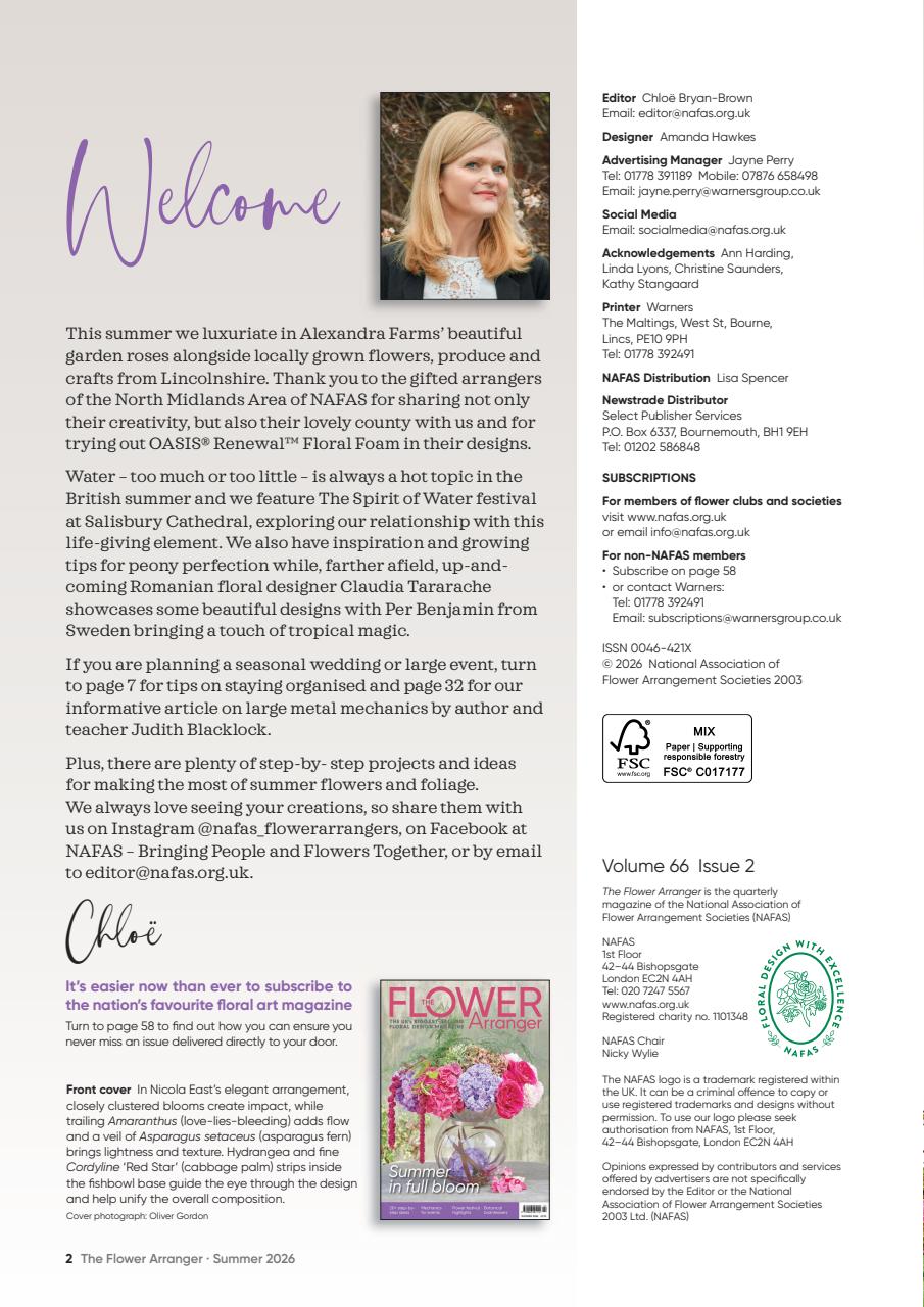 The Flower Arranger Preview Pages