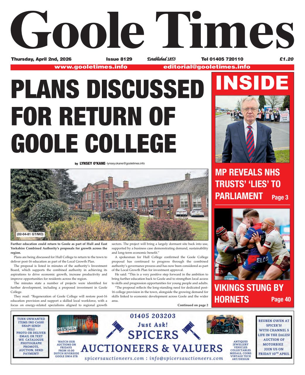 Goole Times Preview Pages